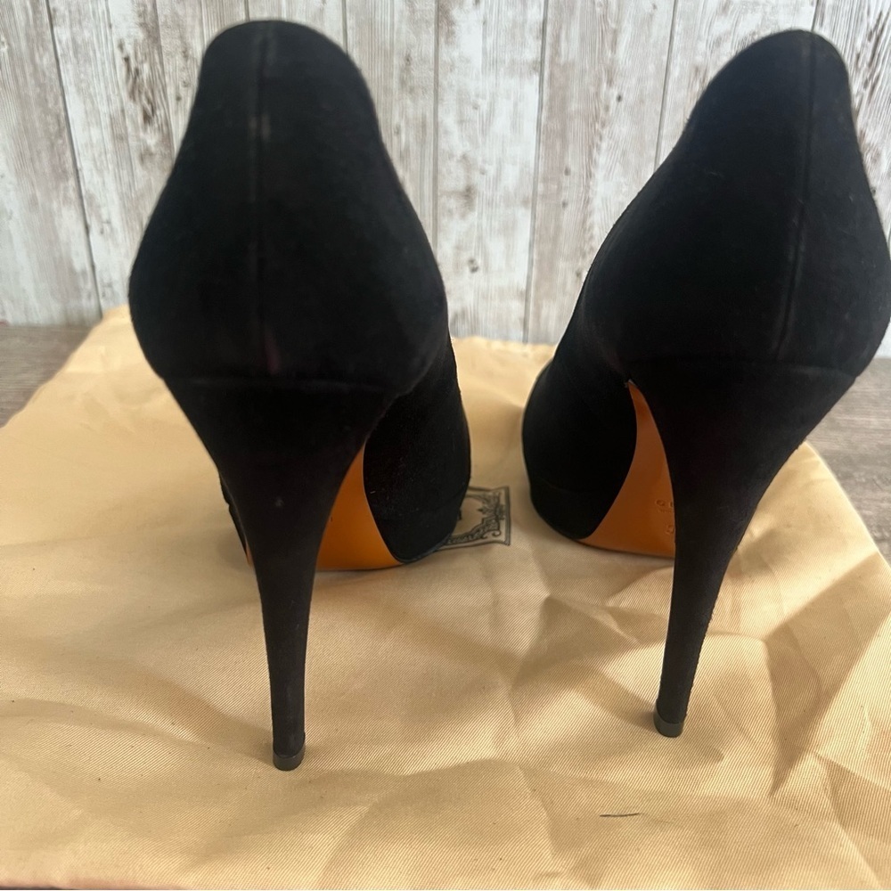 Gucci Black Suede Women's Heels 36 - Picture 5 of 7